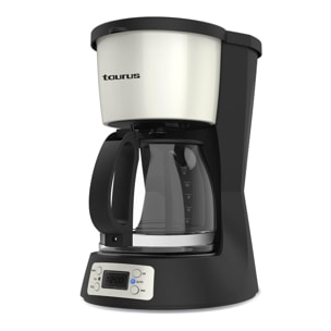 Taurus - Cafetera de goteo Vintage Digital Cream 1000 W