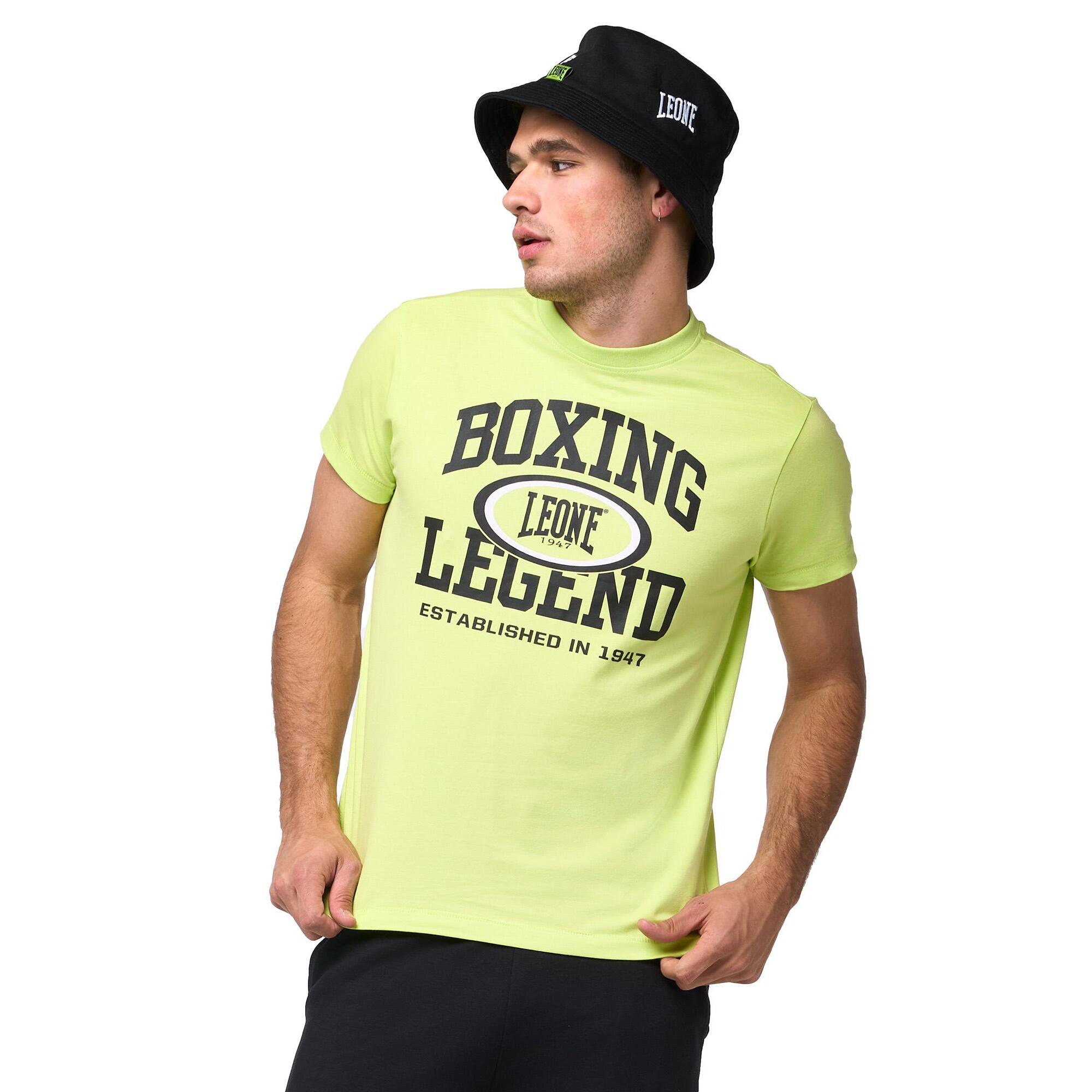 Camiseta de hombre de manga corta con estampado 'Boxing Legend' Leone Active