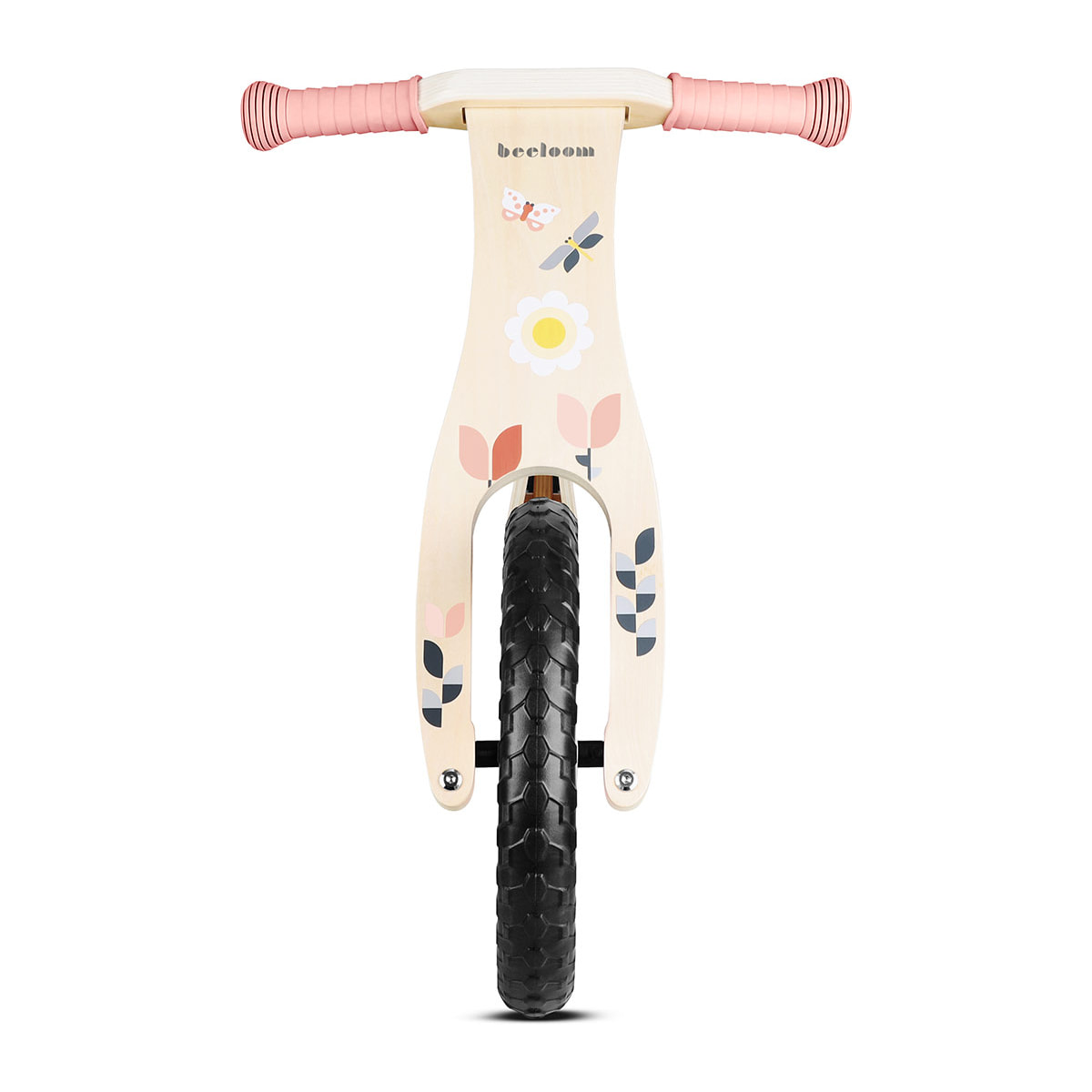 Bicicleta sin pedales SPRING BIKE bici infantil de madera diseño rosa
