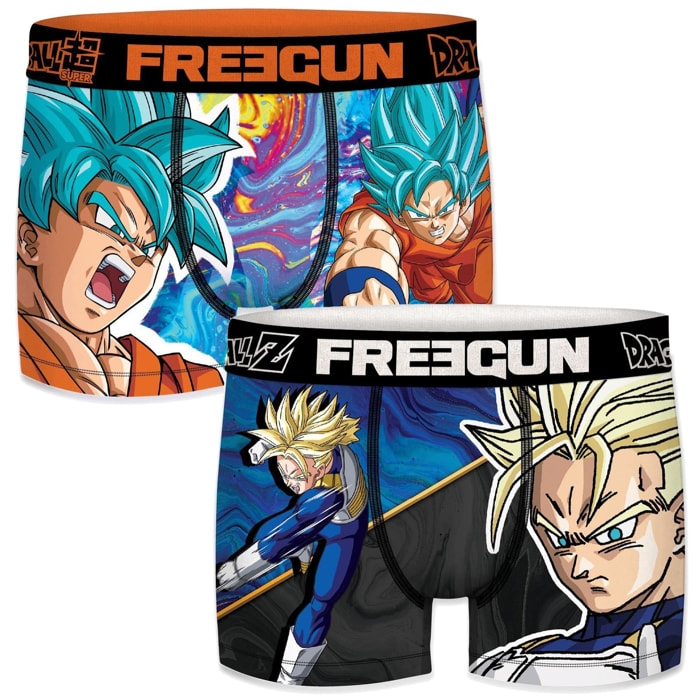 Set de 2 Boxers para hombre FREEGUN colección DRAGON BALL