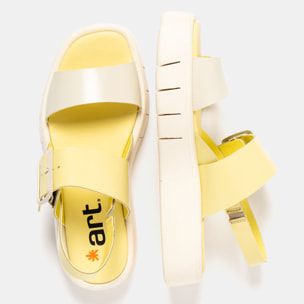 Sandalias 1857 MULTI PALE YELLOW-CREAM/ MALAGA color Pale yellow-cream