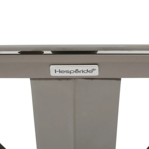 Table de jardin 6 places Oryon D130cm café