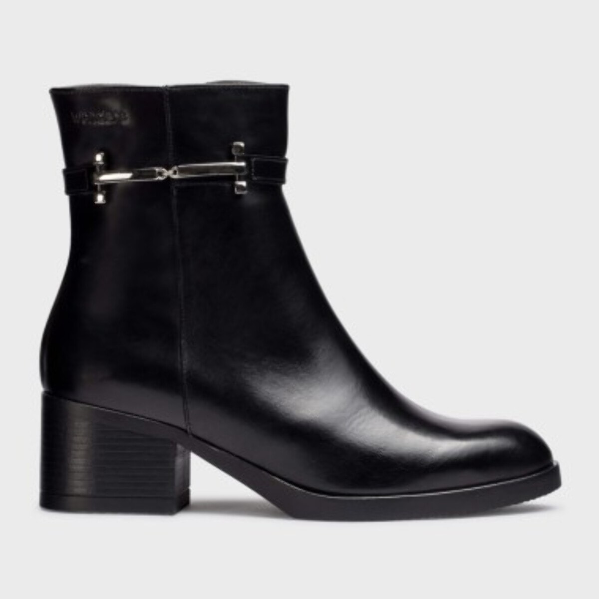 Botines PARRAST Negros. Tacón: 5cm