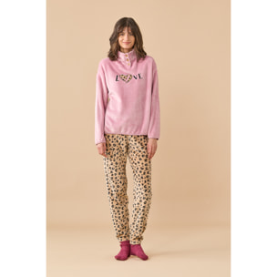 Pigiama donna coral articolo animalier. Noidinotte
