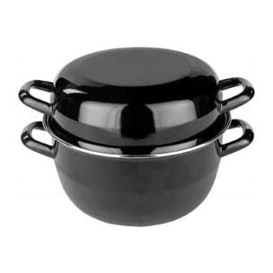 Marmite à moules noire 18cm