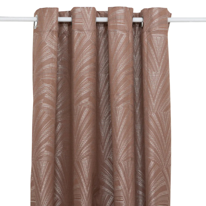 Rideau occultant "Effie" marron tonka 140x260cm