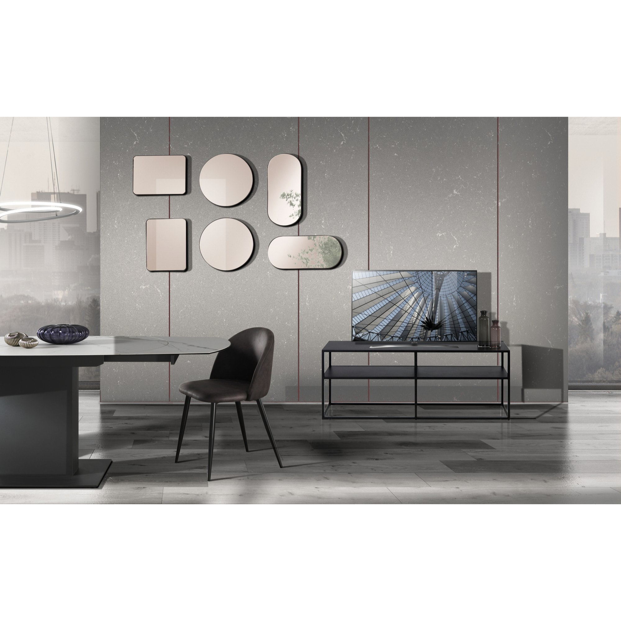 TOMASUCCI porta TV THIN Grigio