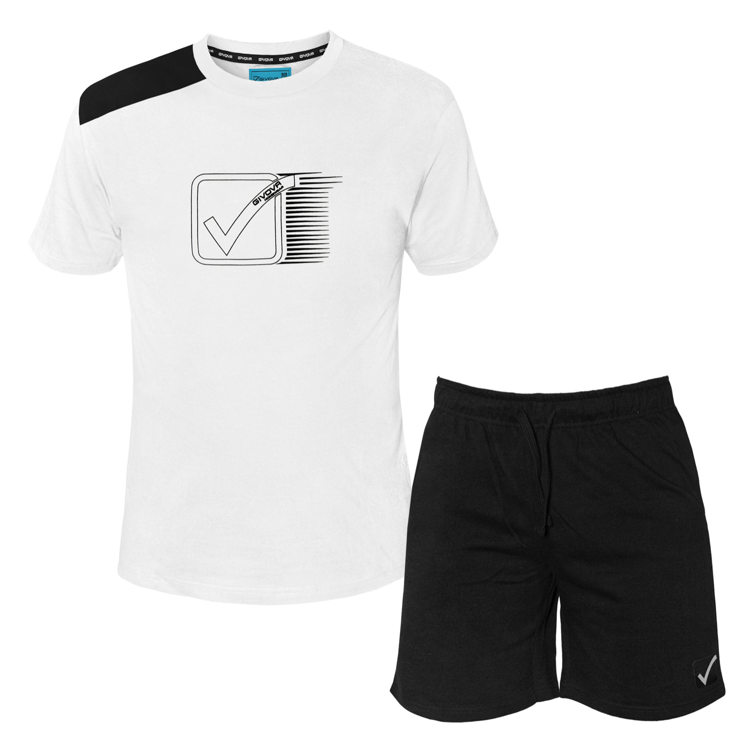 Completo Homewear Uomo Manica Corta GIVOVA Cotone