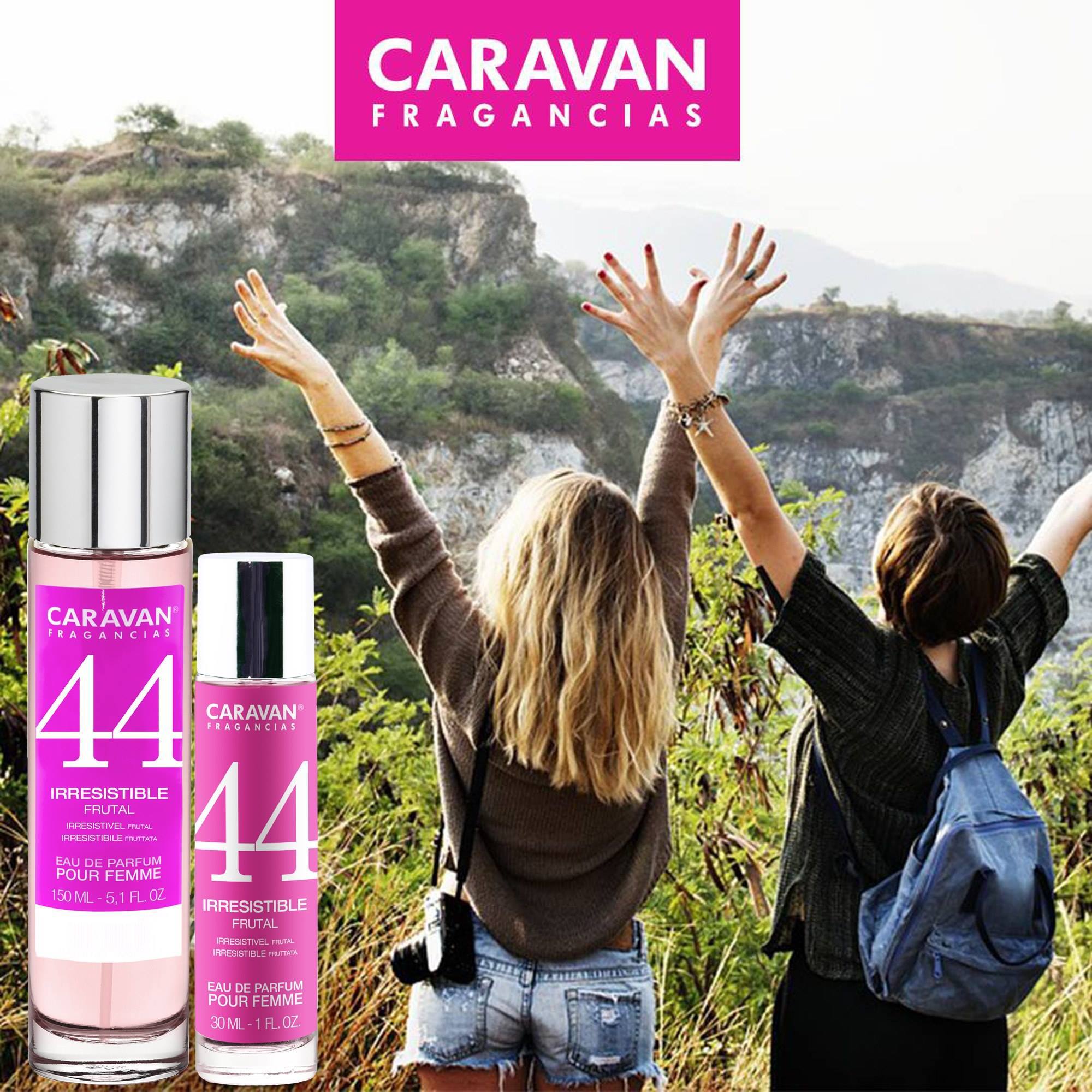 Caravan fragancias - caja de regalo con 2 perfumes: nº43 y nº44 de 150 ml, para mujer