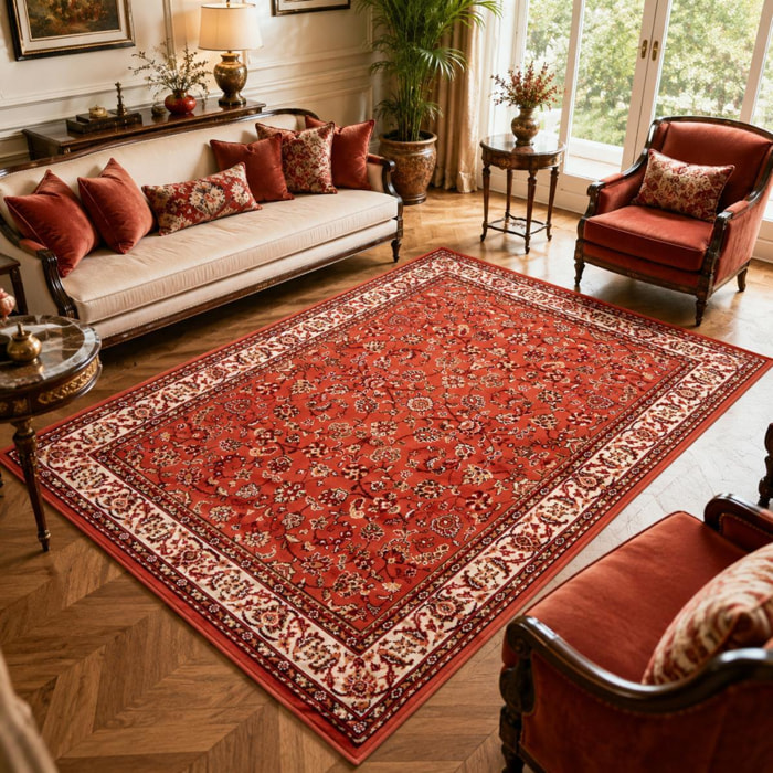 Tapis oriental tissé motif ancestral SILO