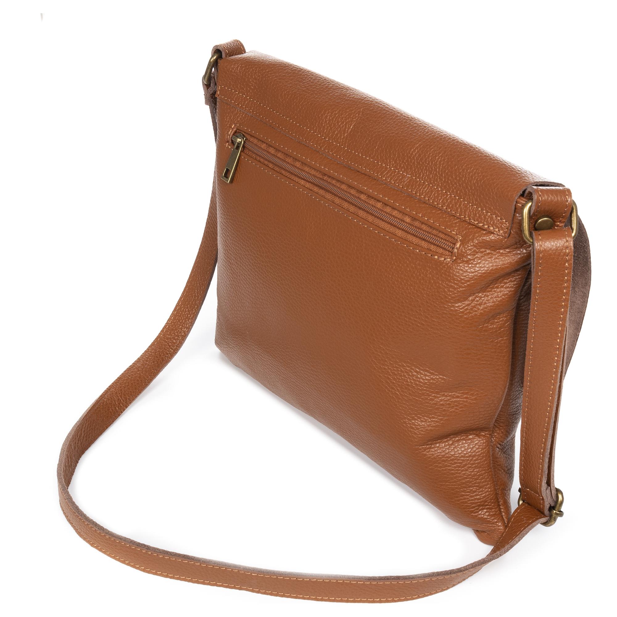 Abbadia Bolso Satchel Mujer.Piel auténtica Dollaro