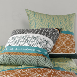 Parure Housse De Couette 3pcs 100% Coton 57fils -echo