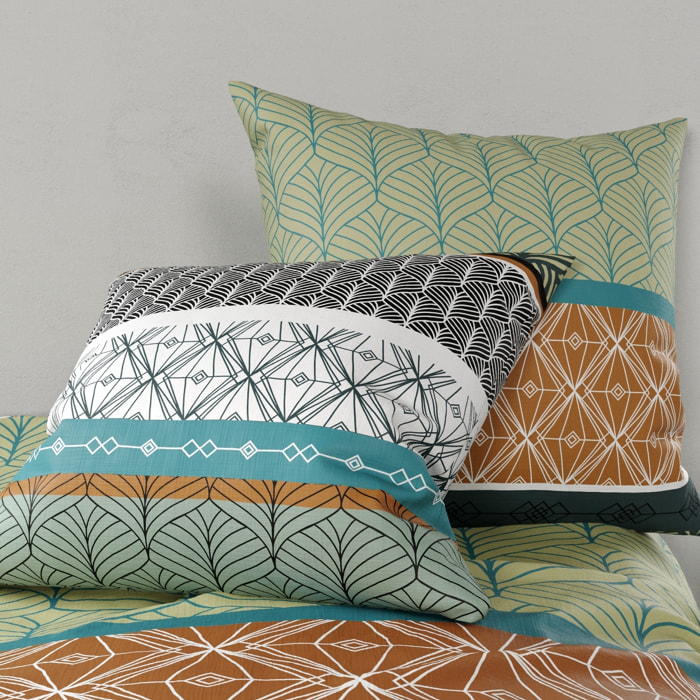 Parure Housse De Couette 3pcs 100% Coton 57fils -echo