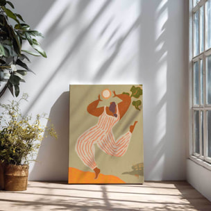 Tableau art spirituel cap vers le soleil Toile imprimée