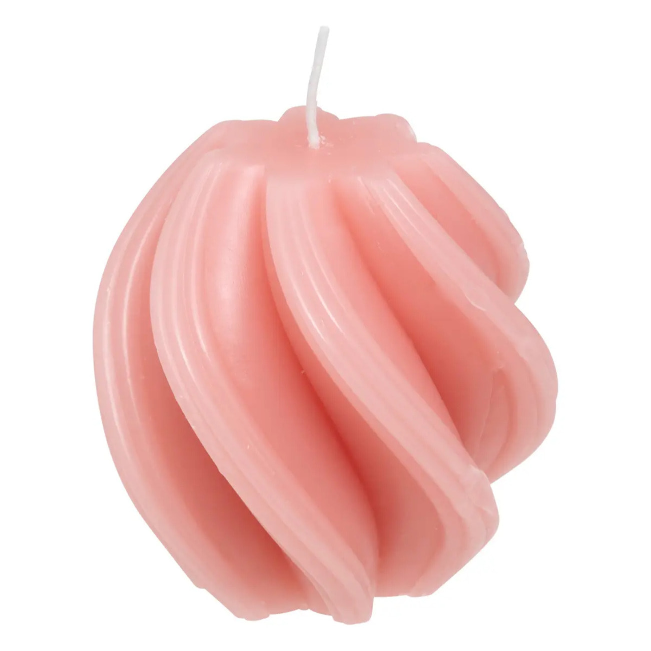 Bougie bâton "Twist wild romance" blanc 187g