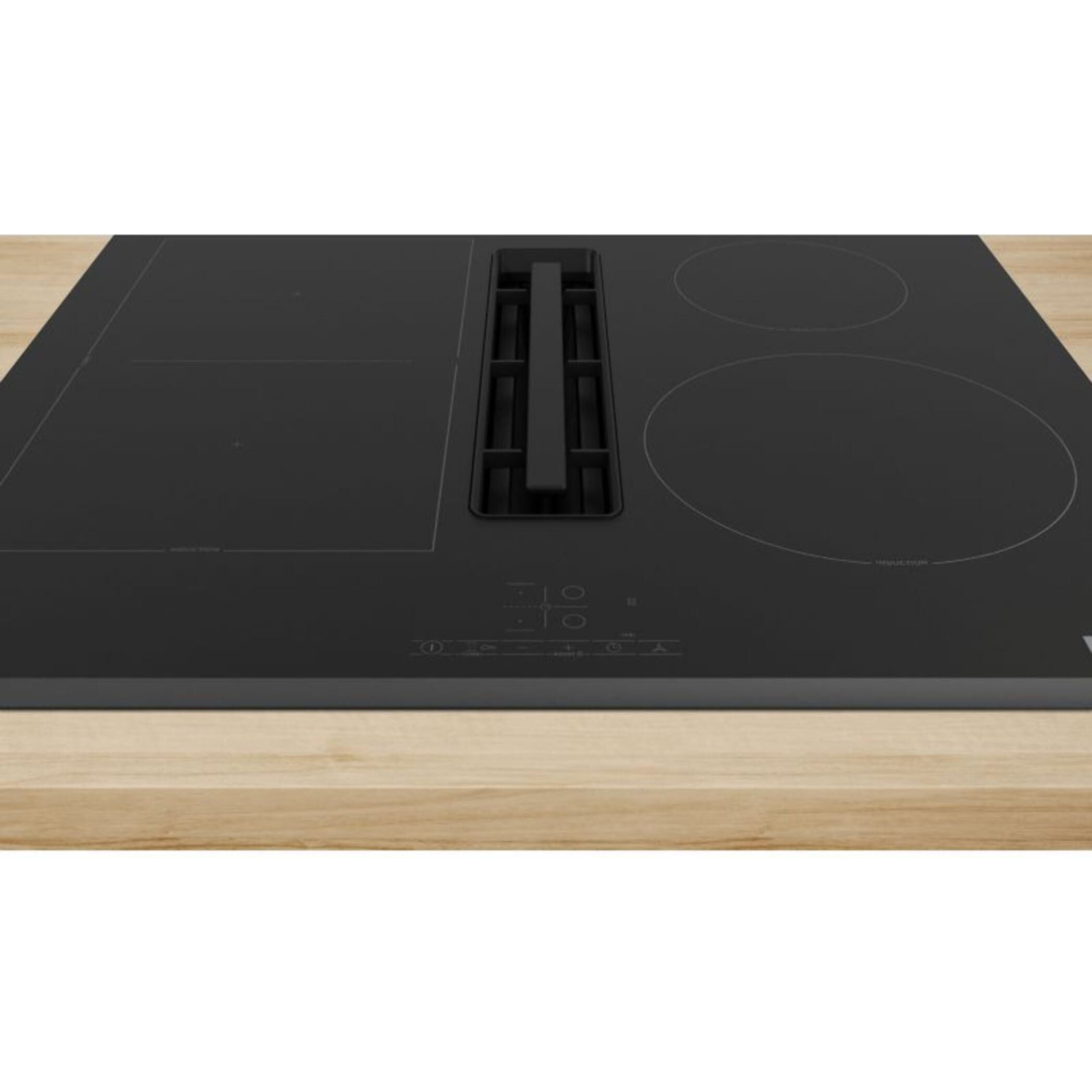 Plaque induction aspirante BOSCH PVS63SB16F, SERINITY, CombiZone