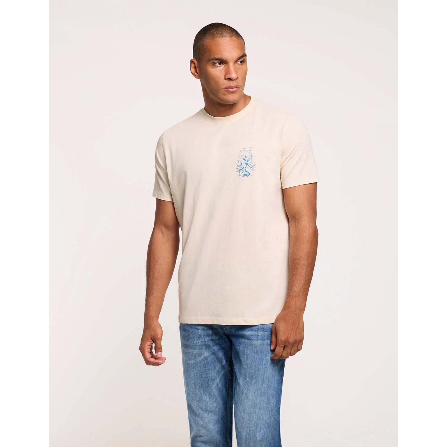 Camiseta Manga Corta Blanco Roto - Jones