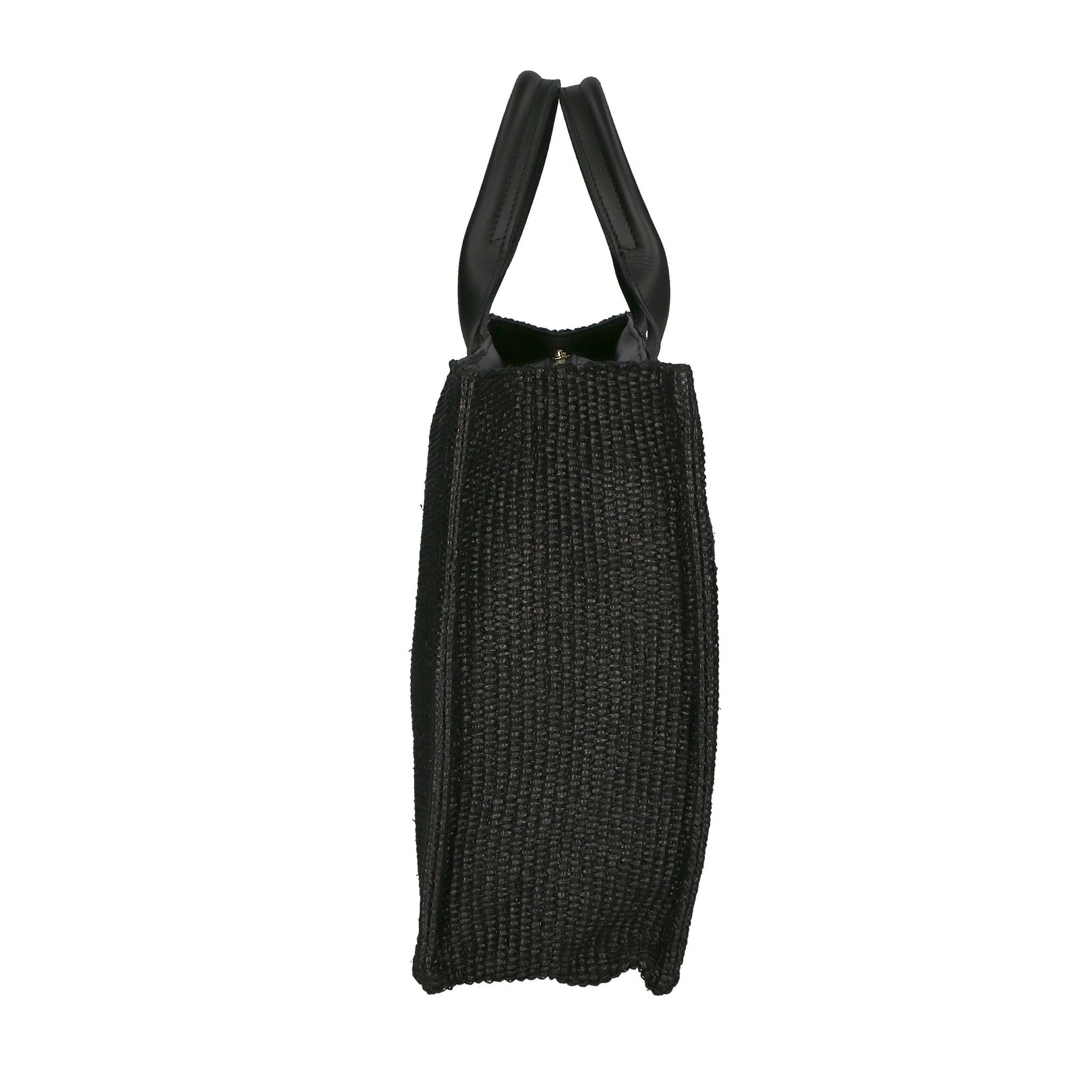 Borsa a mano da donna - Modello False - Misto pelle e tessuto - 31.0 x 41.5 x 15.5 cm