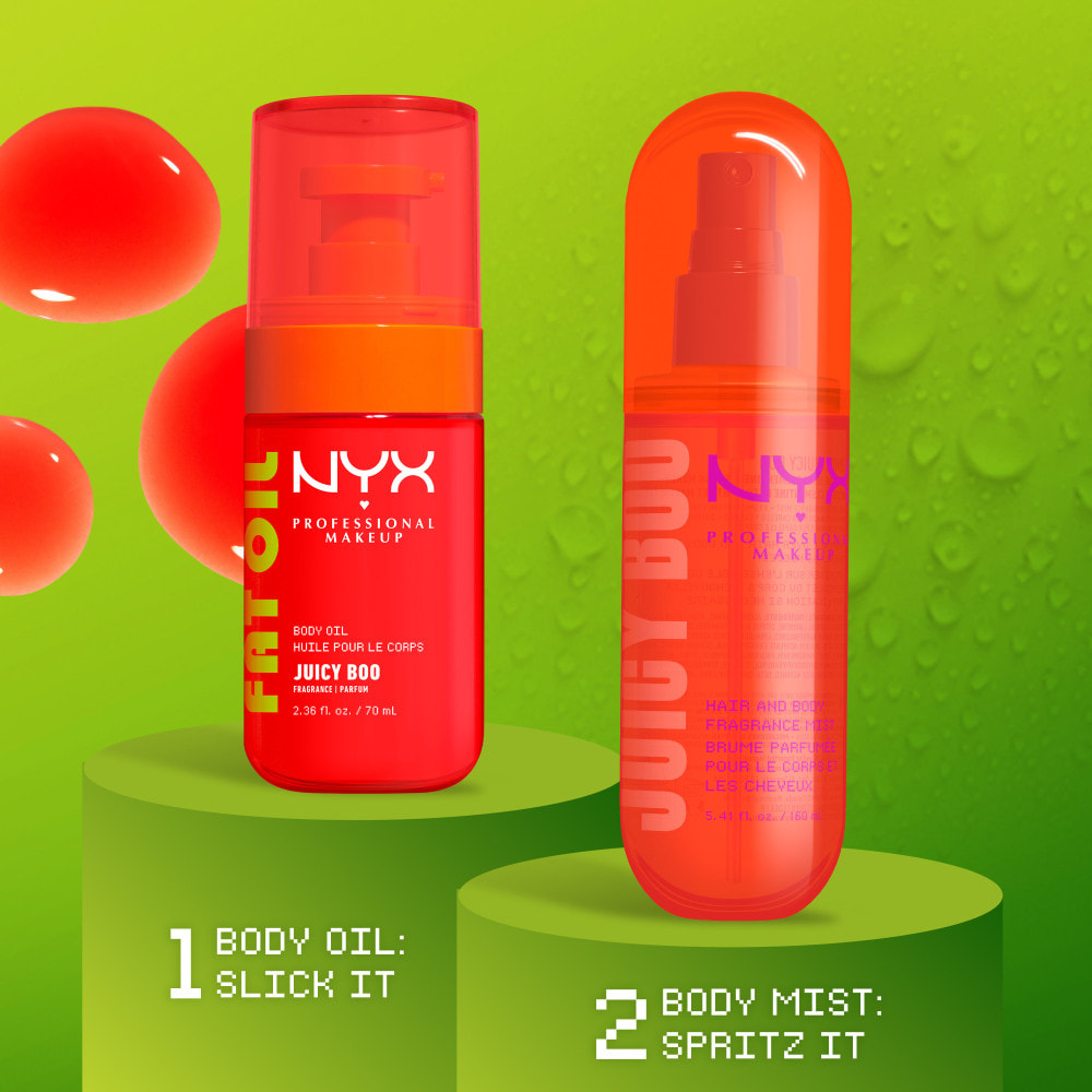 NYX Professional Makeup Fat Oil Body Brume Corps & Cheveux JUICY BOO