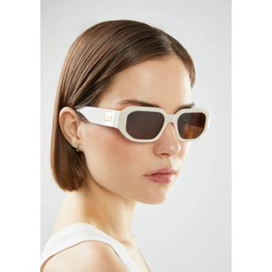 Gafas de Sol Emblem HEX White Ivory / Brown D.Franklin