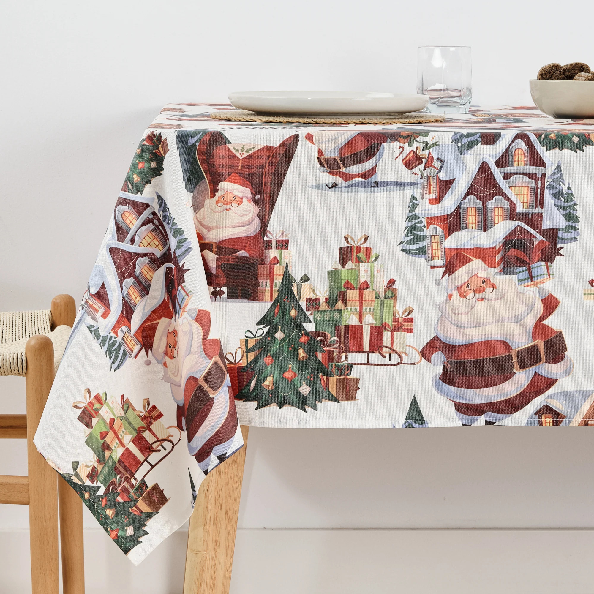 Nappe en résine Anti-tâches Papa Noel