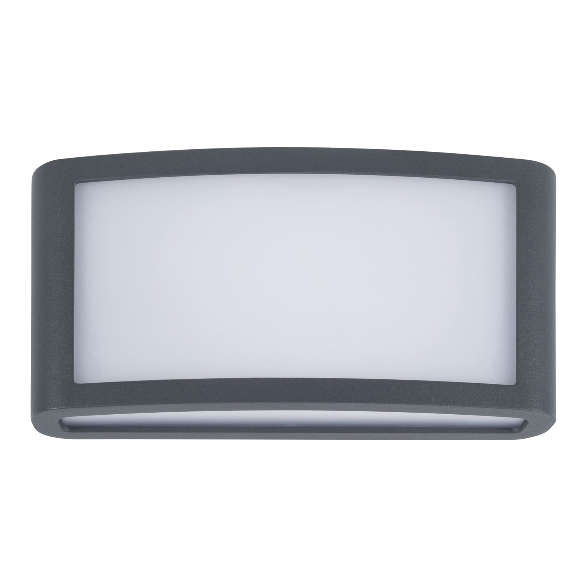 Forlight Zenitha aplique exterior negro con led blanco cálido 3000K