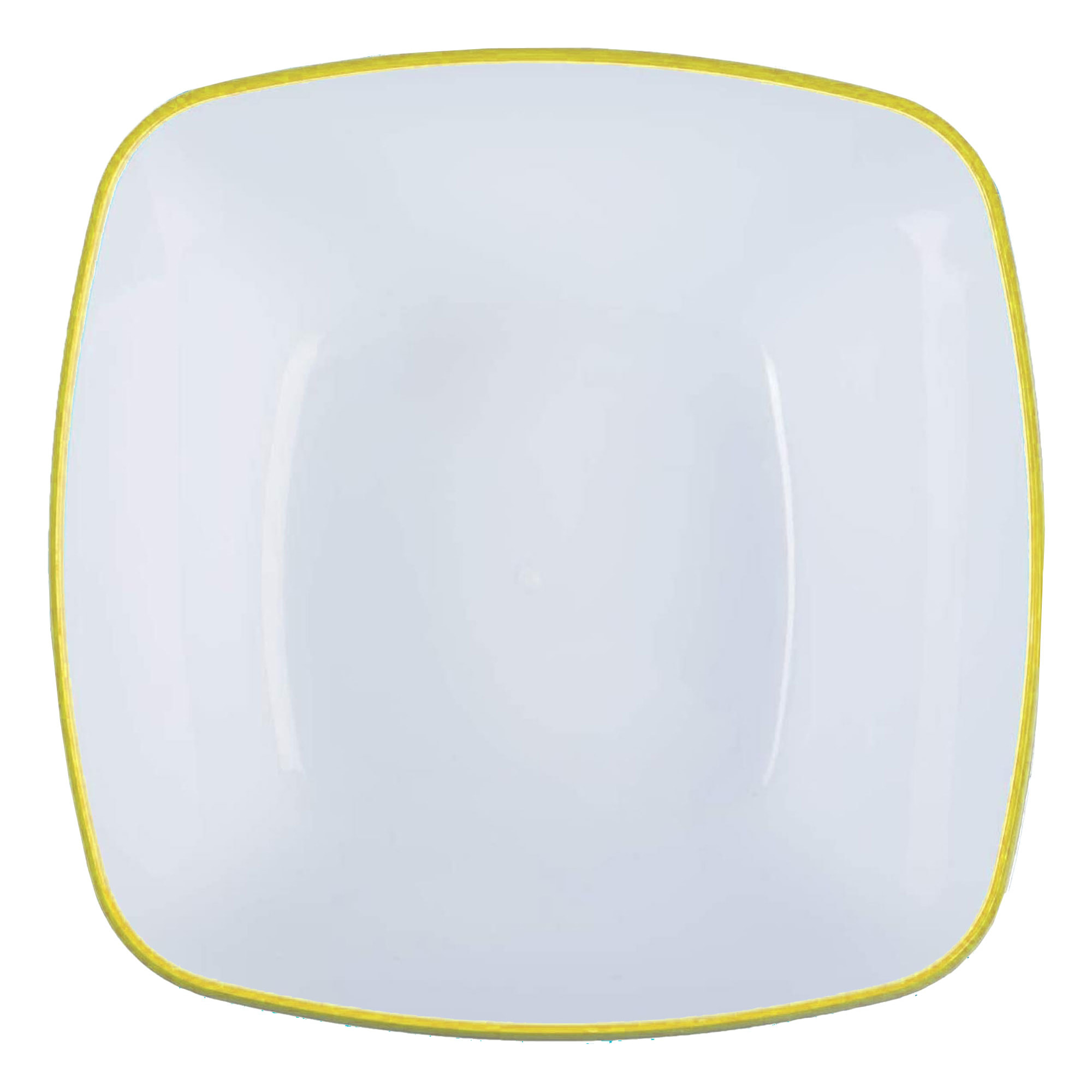 ENSALADERA DE FORMA CUADRADA COLOR AMARILLO PERFECTA PARA TU COCINA|L. 24,5 x D. 24,5 x H. 11,6 cm