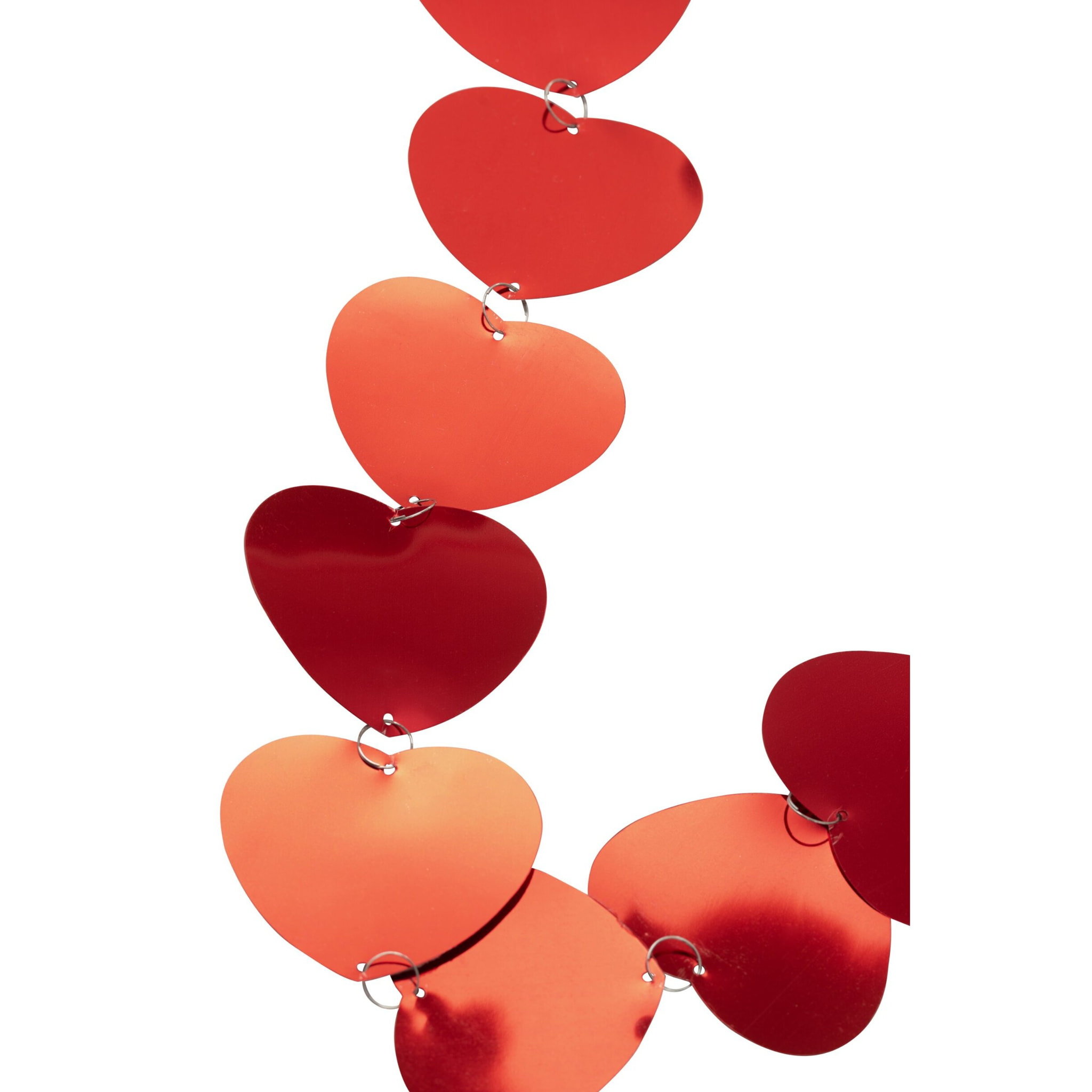 J-Line guirlande Coeur - pvc - rouge