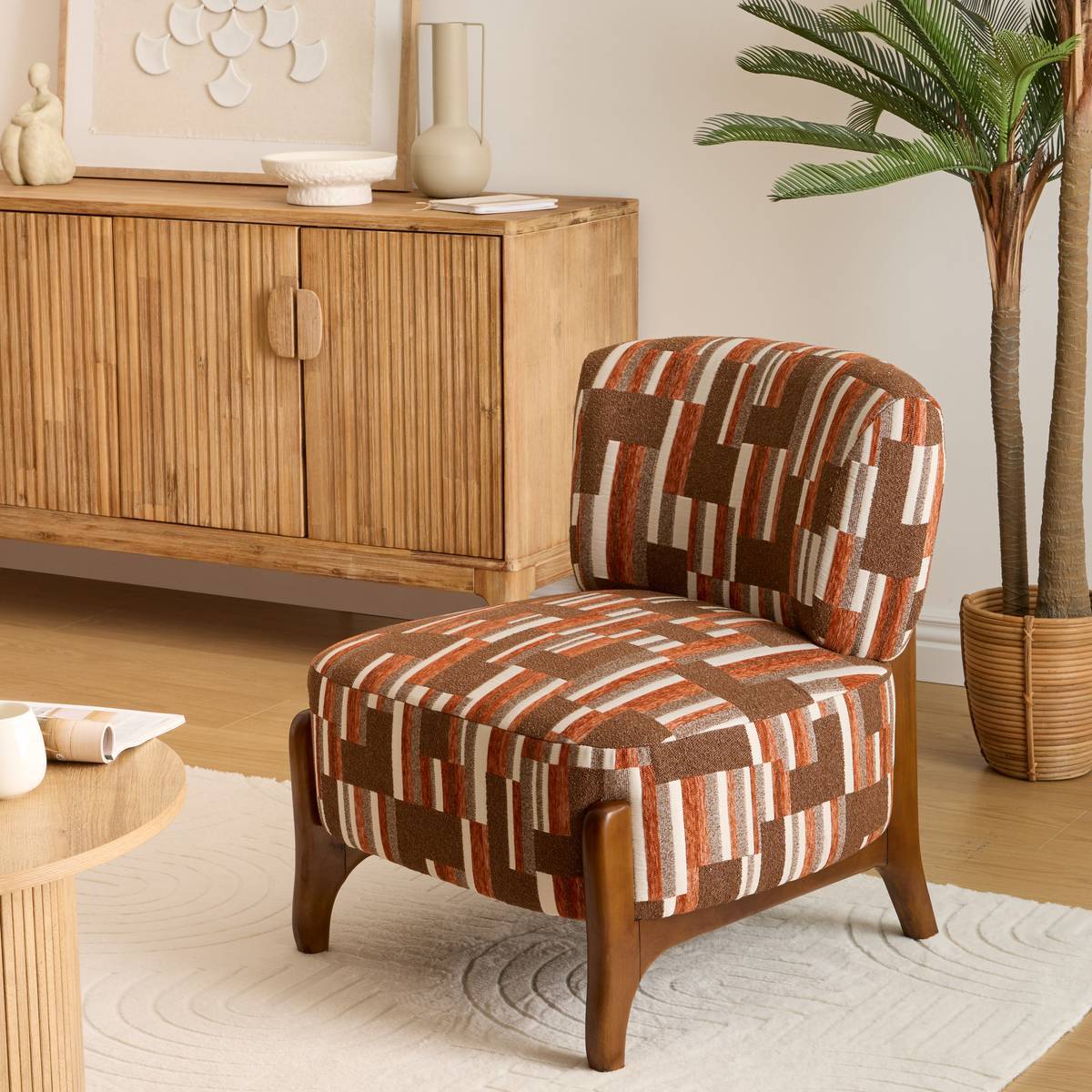 Fauteuil "Calix" ambre