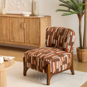 Fauteuil "Calix" ambre
