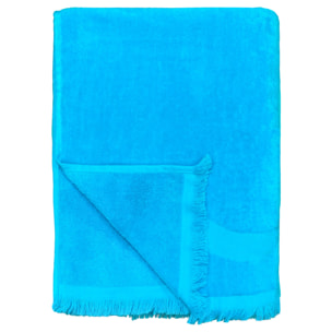 Serviette de plage éponge velours Jacquard ciselée - Jumby - 140x180cm - 340g/m²