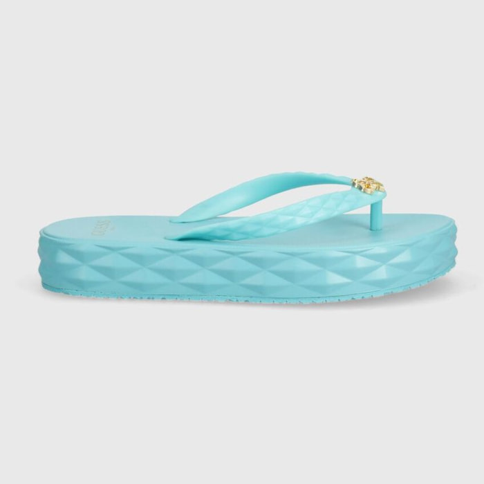 Tongs - turquoise - Semelle : 3.5 cm