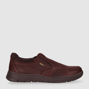 Zapatos de Serraje - Marron - Tacón: Bajo