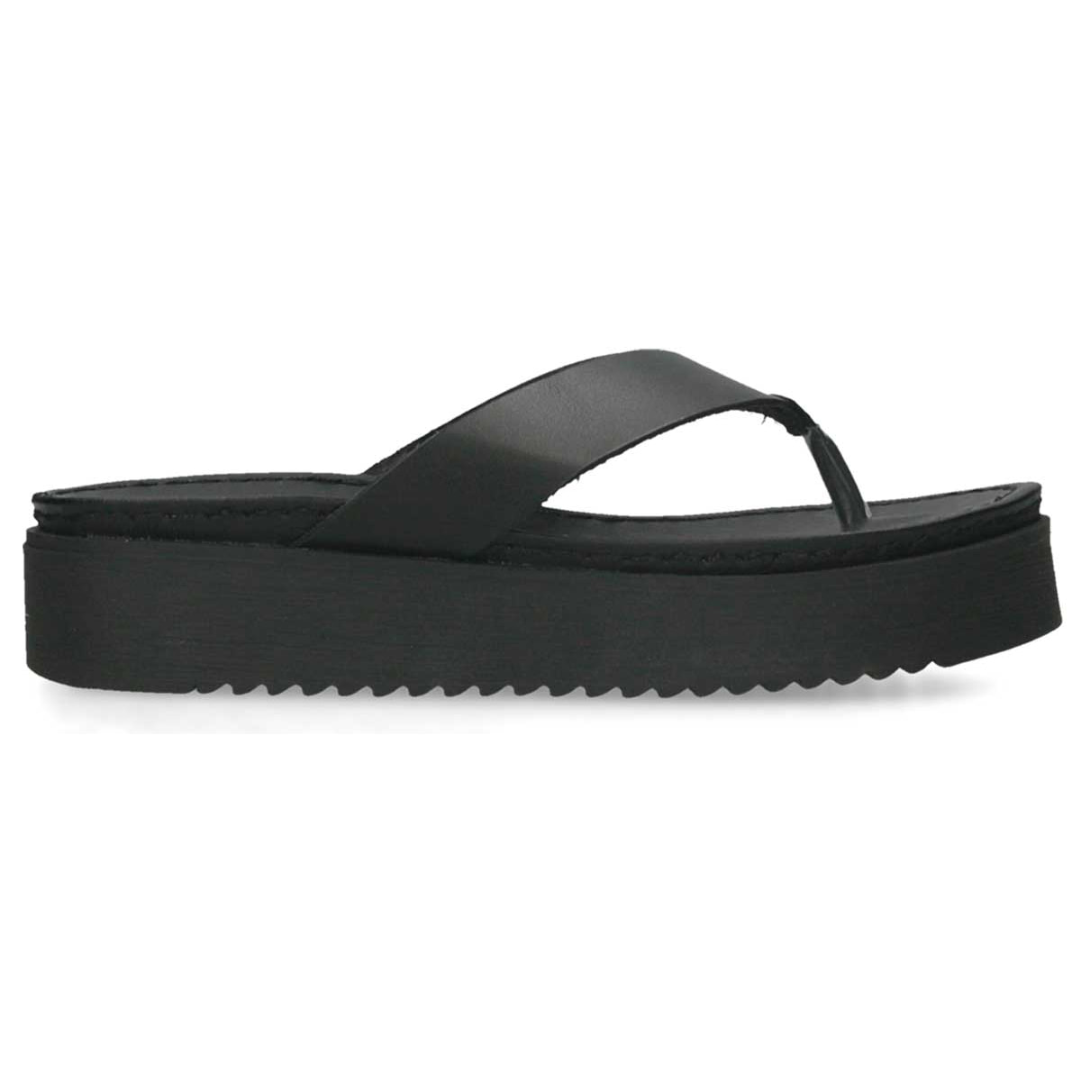 Sandalias de Plataforma - Negro - Altura: 4 cm