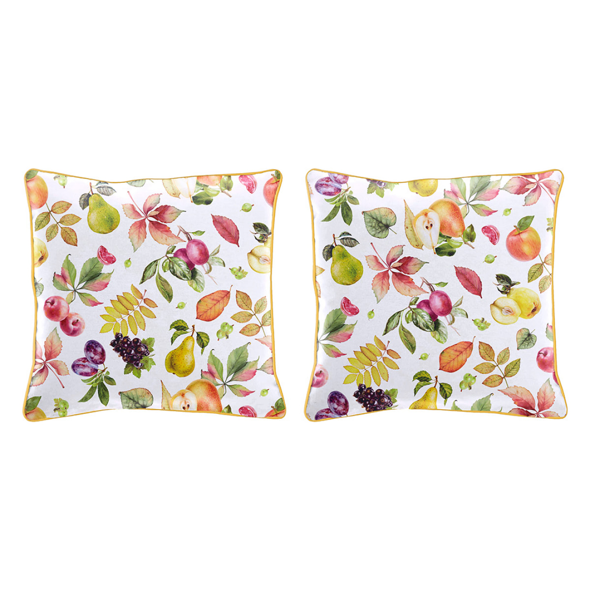 Lot de 2 housses de coussin en coton imprimé SELLA- multicolore