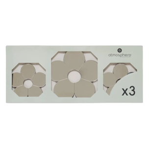 Set de 3 Miroirs Ajol 21x21cm