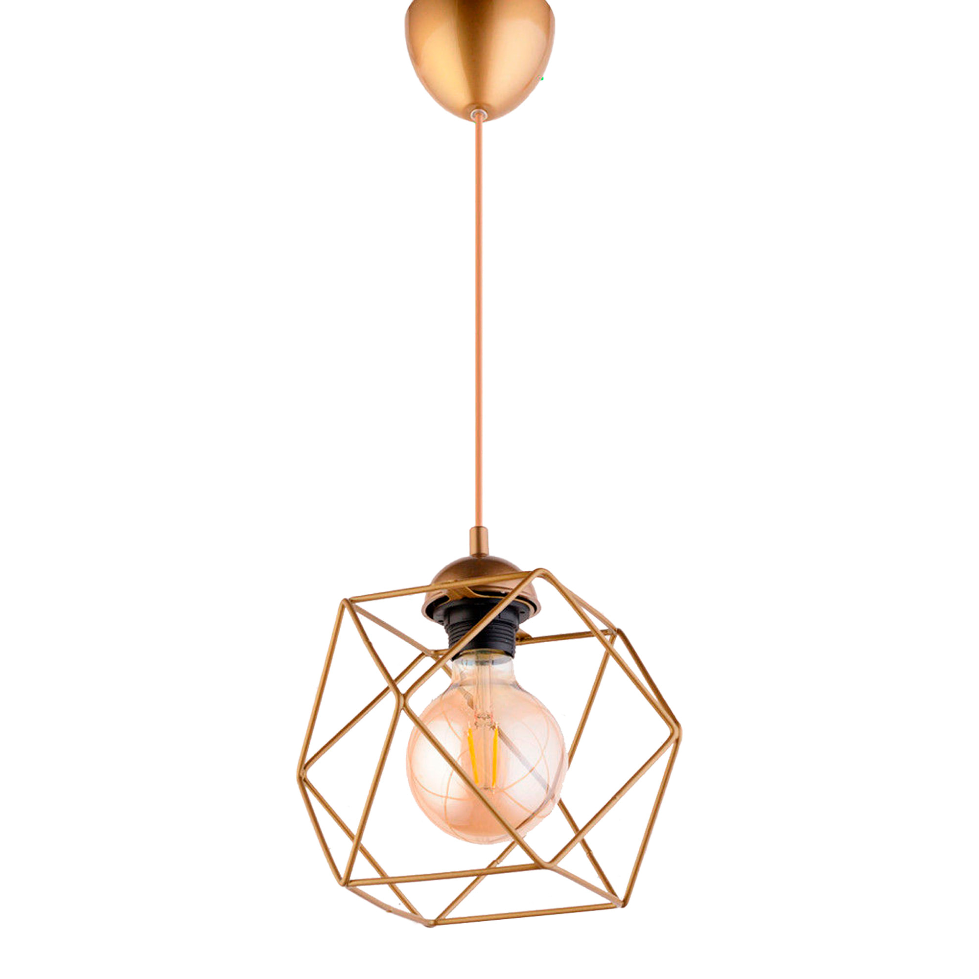 Lámpara de techo 75 cm. envejecido, tipo E 27 Max 60 W