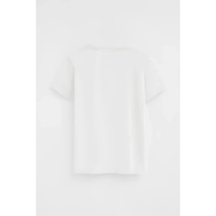 Pack mujer de dos camisetas negra y blanca de manga corta y cuello redondo con bordado Rigby Go
