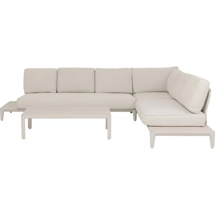 Salon de jardin Mykonos crème Kare Design