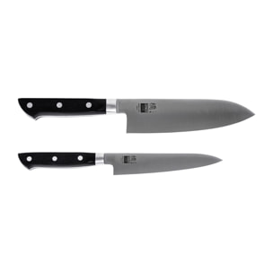 Set Hashi Básico: 2 cuchillos (petty + santoku)