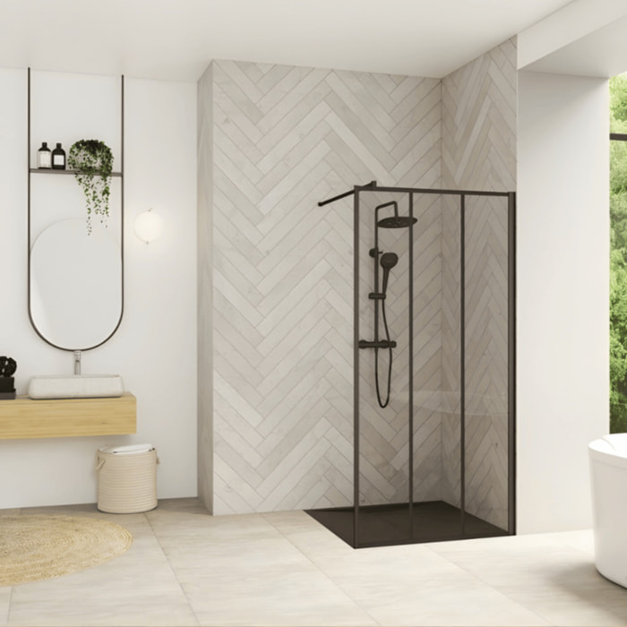 Paroi de douche fixe 120 cm KINEDO Smart Design Solo