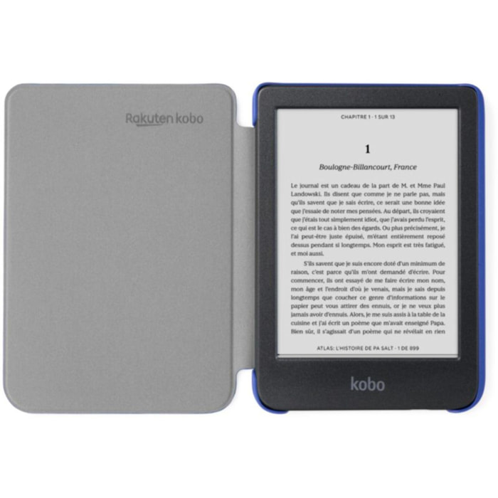 Protection KOBO Clara Cover Basic Bleu