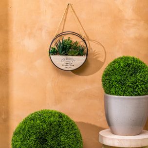 Plante artificielle suspendue "Krist" D20cm