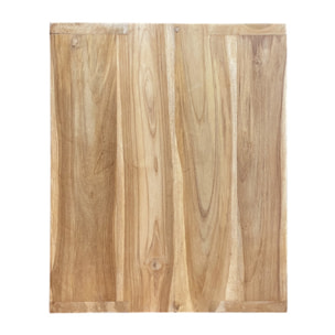 Etagère 4 cases cubes de rangement 92 x 92 cm bois de teck massif - ROMA