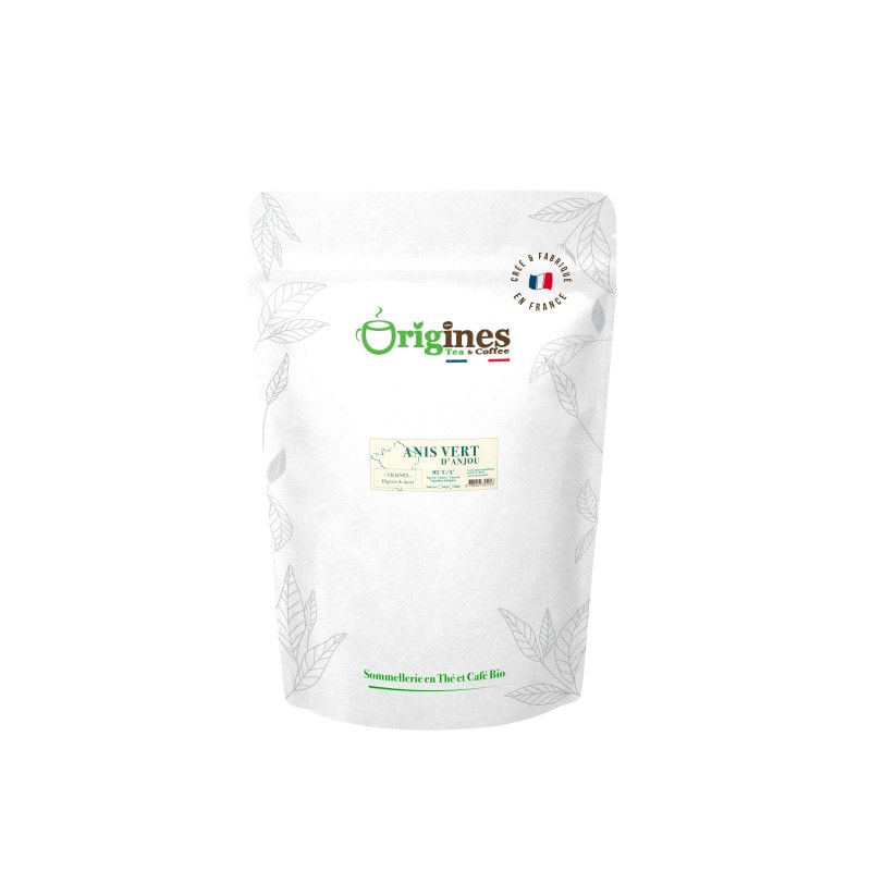 Anis Vert d'Anjou - Anis vert d'Anjou - Plantes naturelles Bio françaises - Sachet 500g