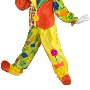 Costume Carnevale Travestimento Clown Pagliaccio Bambino Originale