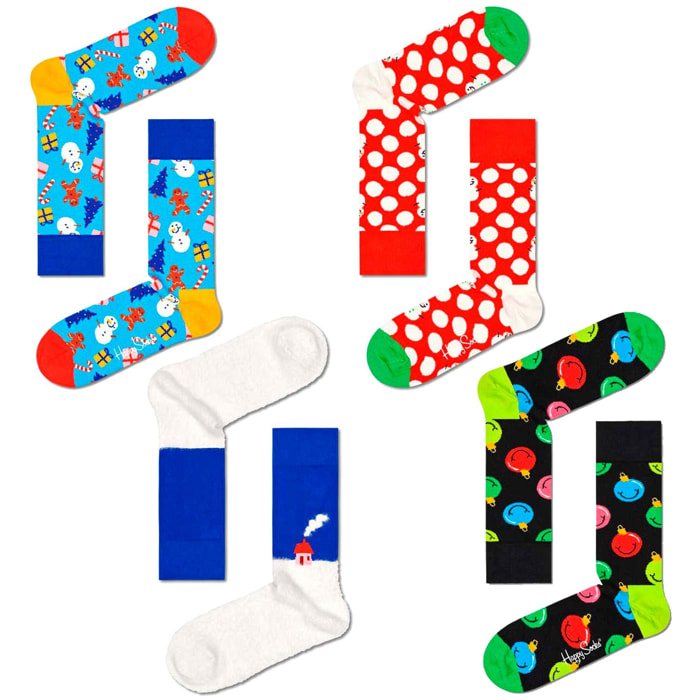 Calcetines 4-pack holiday time