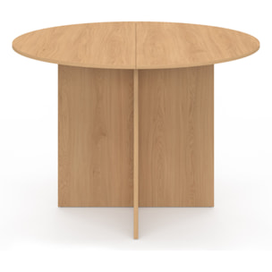 Table à manger ronde Ophélia bois Ø110cm
