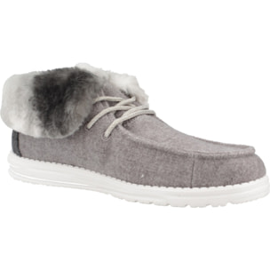 Zapatos Casual Mujer de la marca HEY DUDE  modelo WENDY FOLD Gray