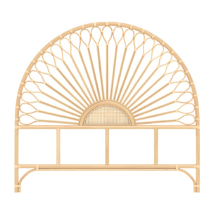 Tête de lit en rotin naturel 140 cm - Alan